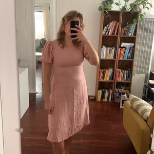 Auguste Empire-waist Midi Dress